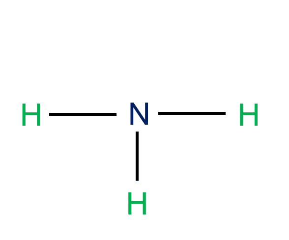 in ammonia dot structure, nitrogen will come at the centre because it has maximum number of valence electrons.