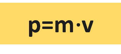 according to momentum equation, it is the product of mass and velocity