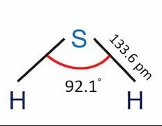 h2s is polar or nonpolar is a most asked question. h2s is a polar molecule with bond angles of 92.1 degrees 