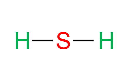 In the hydrogen sulfide lewis structure, there is a covalent bond between hydrogen and sulfur atoms. sulfur has two lone pairs of electrons.