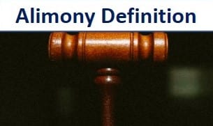 what is the definition of alimony