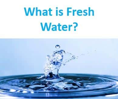 What is fresh water?