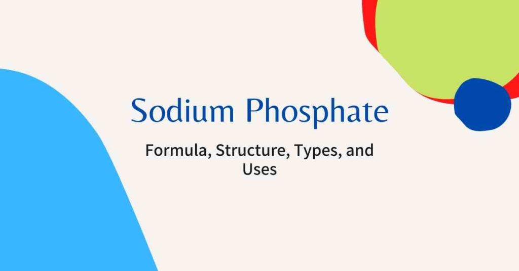 sodium phosphate formula uses
