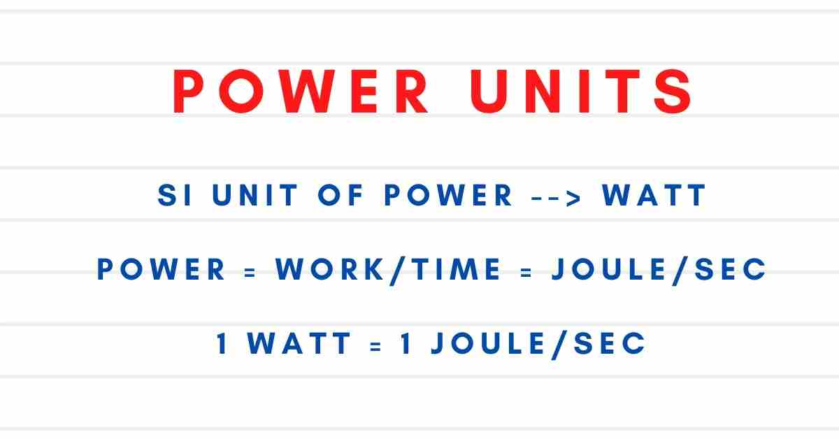 Power-units