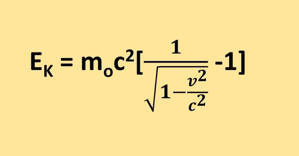 relativistic kinetic energy equation indicates that when an object's velocity approaches the speed of light