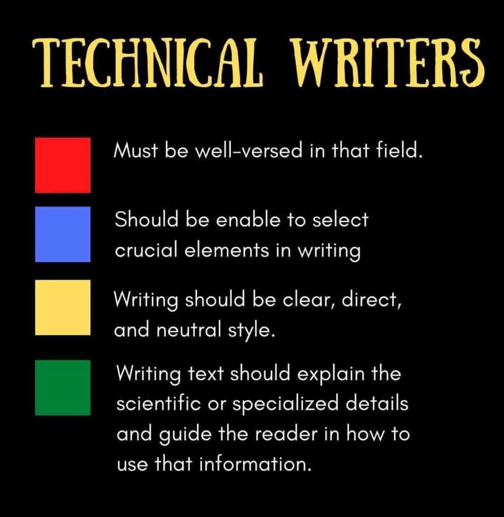 traits of a technical writers