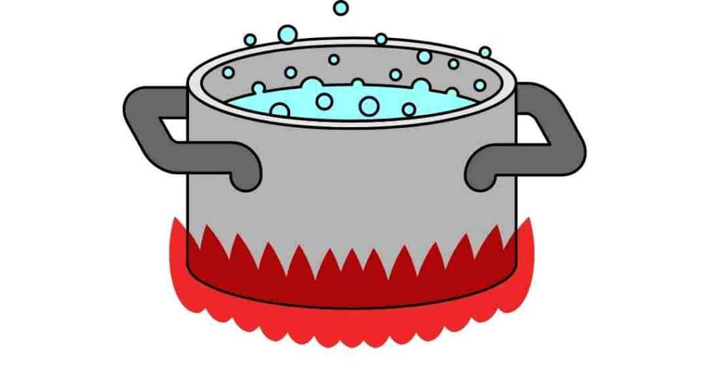 Is boiling water a chemical change, No, boiling water does not cause a chemical change. Because water vapours retain the same molecular structure as liquid water, boiling is an example of a physical change rather than a chemical change.
