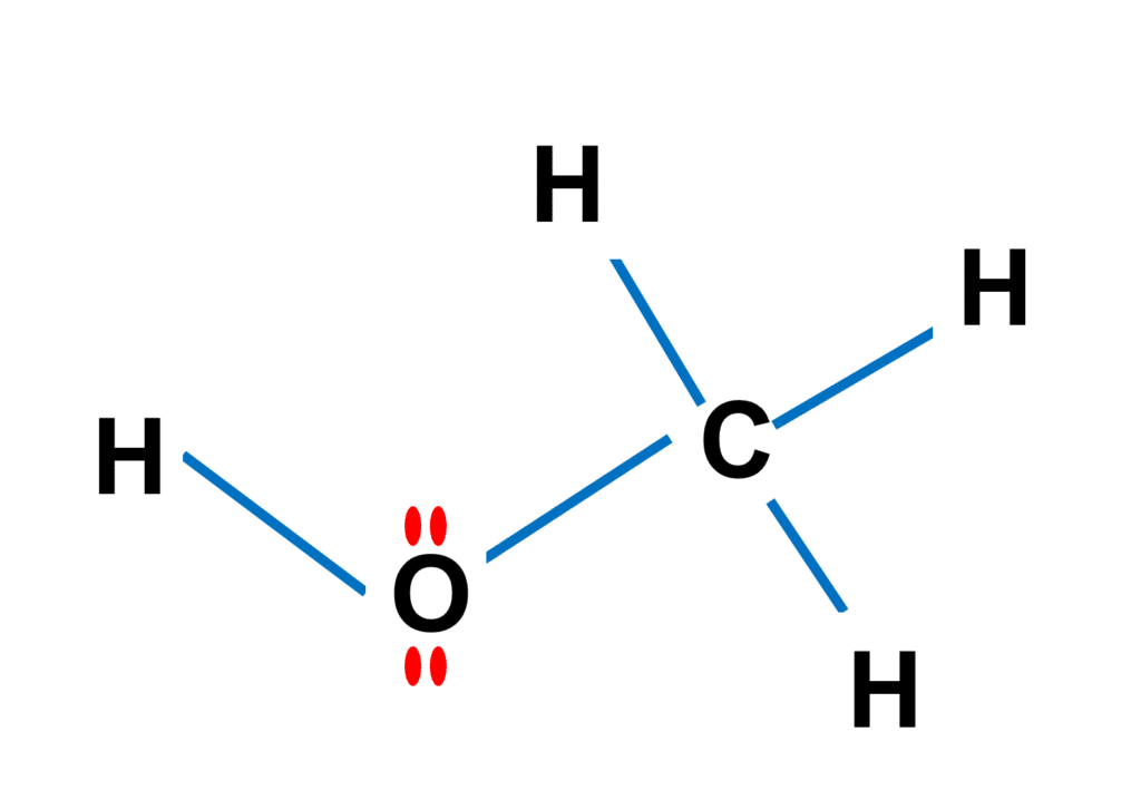 in methanol molecular geometry The central carbon atom in methanol possesses four sigma bonds and no lone pairs, implying that the molecule has a tetrahedral shape