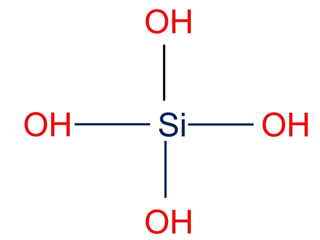 Structure of  Silicic acid (H4SiO4)