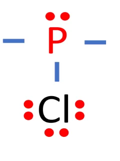 lewis structure for phosphorous trichloride (pcl3)